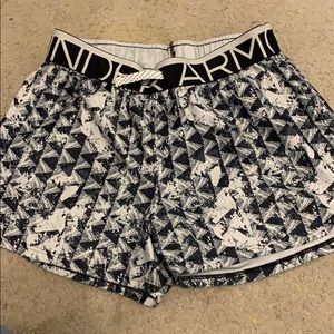 ua logo band shorts